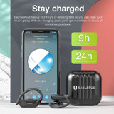 SANLEPUS B1 Led Display Bluetooth Earphone Wireless Headphones TWS Stereo Earbuds Sport Gaming Headset Works with iPhone Samsung Android devices