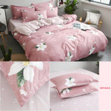 4Pcs Bedding Set Flower Printed Quilt Duvet Cover Flat Bed Sheet Pillowcase Bedding Set Decoration Home Textile 4Pcs Bedding Set Flower Printed Quilt Duvet Cover Flat Bed Sheet Pillowcase Bedding Set Decoration Home Textile