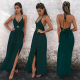 Women Floral Long Maxi Dress