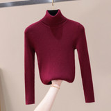 Women Knitted Turtleneck Sweater