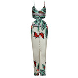 Women Floral Print Party Dress