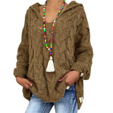 Women V-neck Twist Knitted Sweaters