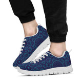 Blue Mandala Handcrafted Sneakers
