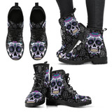 Sugar Skull Handcrafted Boots