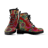 Red Henna Handcrafted Boots