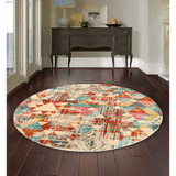 Geometric vibrant Vintage Area Rug Geometric vibrant Vintage Area Rug