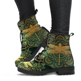 Gold Mandala Dragonfly Boots