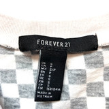 Forever 21 Checkered Crop Top