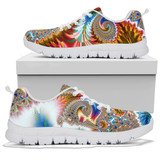Abstract Fractal Handcrafted Sneakers