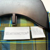 Worthington Plaid Vest