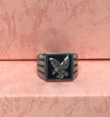 Silver Eagle Ring