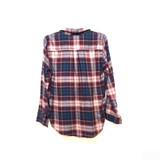 Pink Rose Plaid Button Down