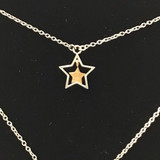 Double Moon Star Necklace