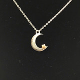 Double Moon Star Necklace