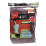 Hanes 4-Pack Men's Pocket Tagless T-Shirt