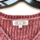 Pink Rose Knit Sweater