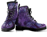 Purple Tree Of Life Handcrafted Boots