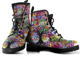 Colorful Tree Of Life Handcrafted Boots