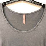 Salemio Scrunched Shoulder 3/4 Top