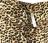DNA COUTURE LEOPARD PRINT TUBE TOP DRESS