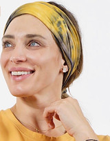 Tie Dye Convertible Tube Mask - Mustard