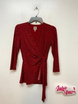 Anne Klein Polka Dot Blouse