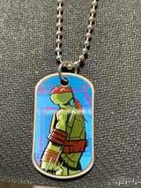 Ninja Turtle Tag Necklace