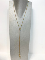 Sarina Long Gold Necklace