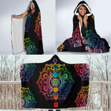 Chakra Mandala Hoodie Blanket