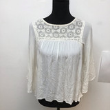 Xhilaration beige blouse size XL
