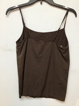 Daisy Fuentes brown spaghetti strap top size large