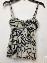 Twenty one white and black spaghetti strap size small