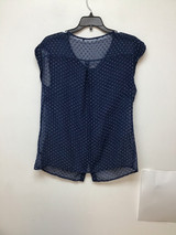 Unbranded blue top with white print size small