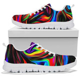 Fractal Art 2 Handcrafted Sneakers.