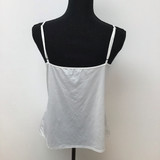 Unbranded white spaghetti strap top size L