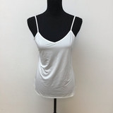 Unbranded white spaghetti strap top size L