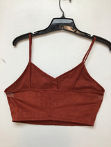 Forever 21 Cropped Top - Burnt Orange XL