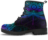 Mandala Dragonfly Handcrafted Boots