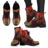 Red Sun Moon Handcrafted Boots