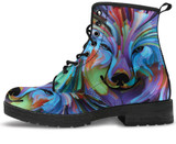 Colorful Wolf Handcrafted Boots