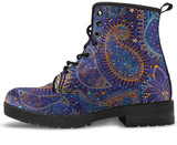Gold Paisley Mandala Handcrafted Boots