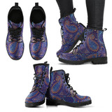 Gold Paisley Mandala Handcrafted Boots