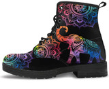 Mandala Elephant Handcrafted Boots
