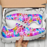 Love Is My Religion Handcrafted Sneakers
