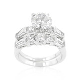 Engagement Set with Large Center Stone