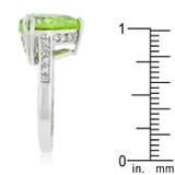 Apple Green Heart Ring