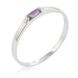 Lavender Petite Solitaire Ring Lavender Petite Solitaire Ring