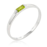 Peridot Petite Solitaire Ring Peridot Petite Solitaire Ring