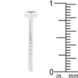 Twisted Petite Blue Topaz Solitaire Ring Twisted Petite Blue Topaz Solitaire Ring