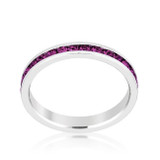 Stylish Stackables with Amethyst Crystal Ring